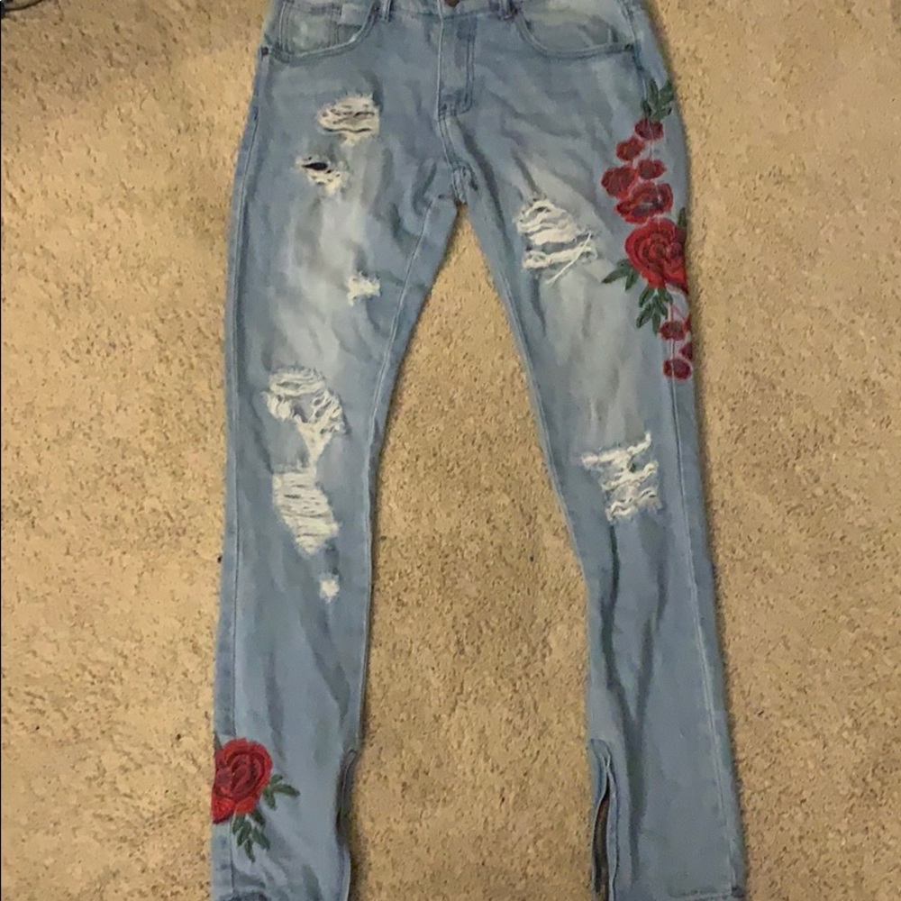 Young and reckless rose skinny jeans